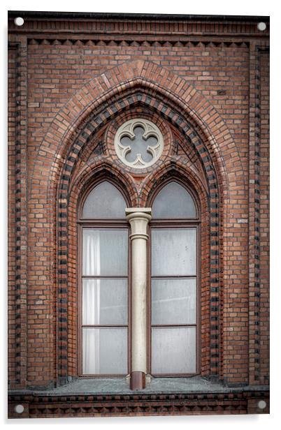 Landskrona Radhus Building Window Acrylic by Antony McAulay