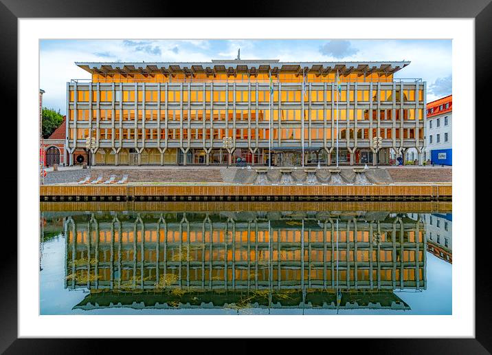 Landskrona Stadshus Building Framed Mounted Print by Antony McAulay