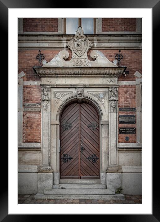 Landskrona Tranchell House Front Door Framed Mounted Print by Antony McAulay