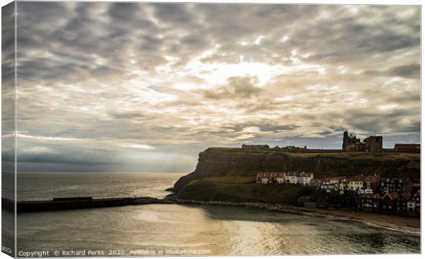 a break in the clouds Canvas Print by Richard Perks