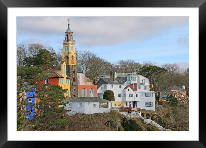 The Enchanting Architecture of Portmeirion Framed Mounted Print by Simon Marlow