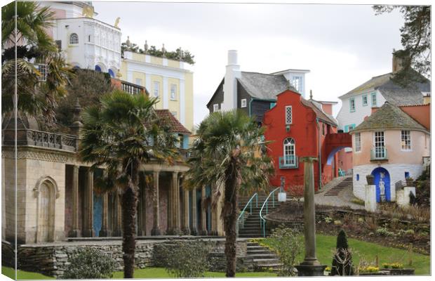The Architecture of Portmeirion, North Wales Canvas Print by Simon Marlow