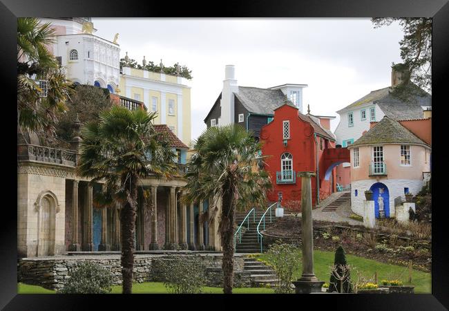 The Architecture of Portmeirion, North Wales Framed Print by Simon Marlow