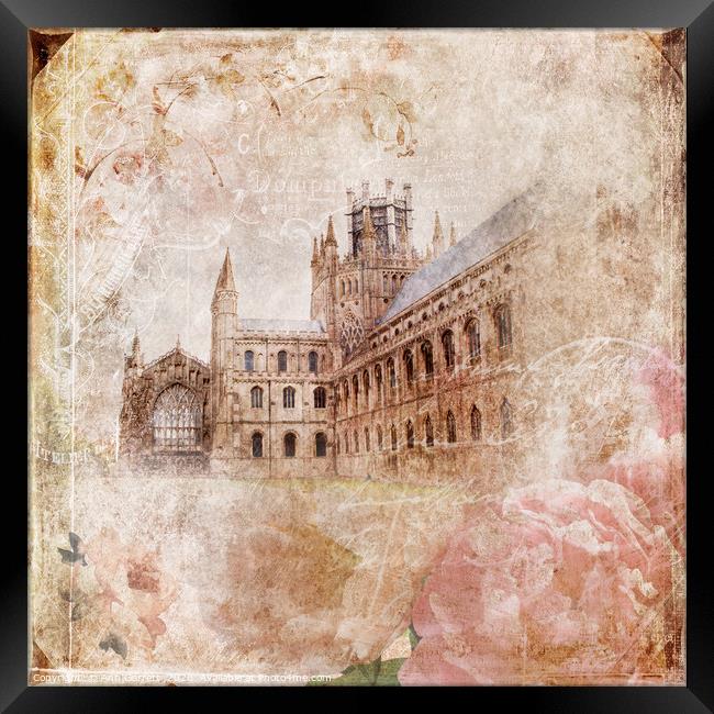 Ely Cathedral Framed Print by Ann Garrett