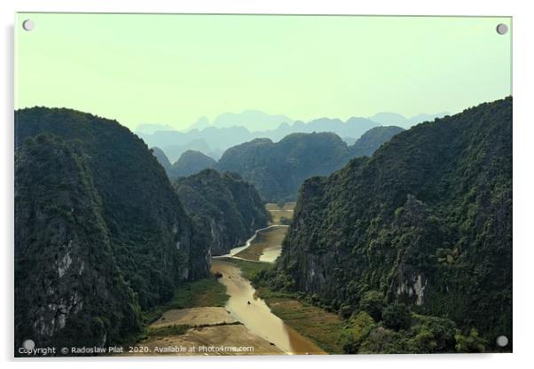 River Valley  Acrylic by Radoslaw Pilat