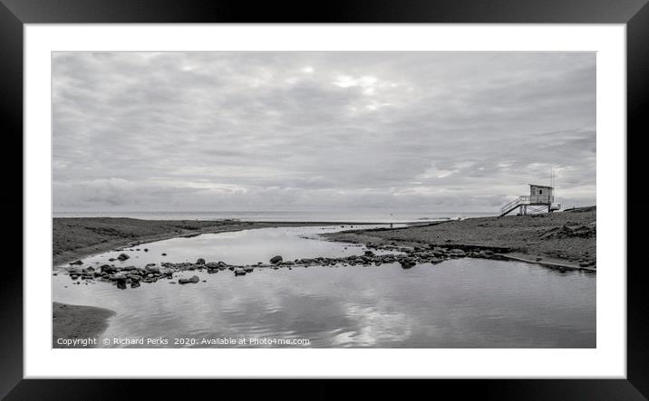 Beach crossings Framed Mounted Print by Richard Perks