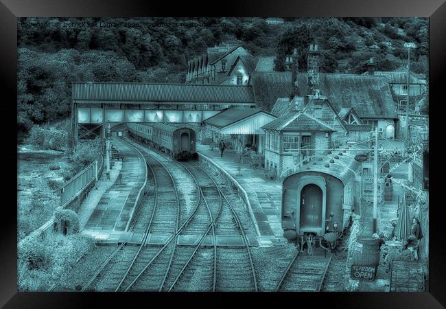 Llangollen train station Framed Print by Derrick Fox Lomax