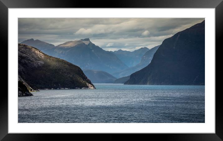Milford Sound  Framed Mounted Print by Pete Evans