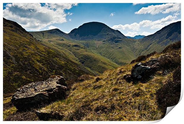 Sty Head & Great Gable, Cumbria Print by David Lewins (LRPS)