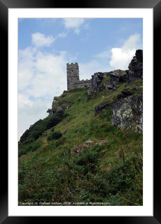 Majestic ST MICHAEL DE RUPE Framed Mounted Print by Graham Nathan