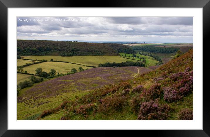 Hole of Horcum Framed Mounted Print by Kevin Winter