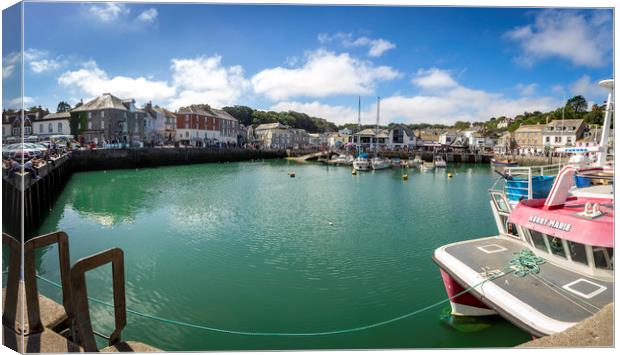 Padstow Harbour Canvas Print by Maggie McCall