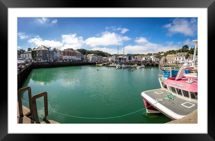 Padstow Harbour Framed Mounted Print by Maggie McCall