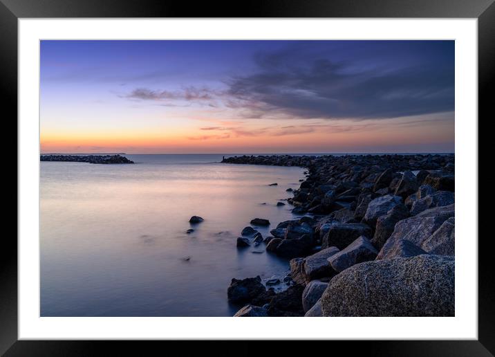 Lohme Jetty Framed Mounted Print by DiFigiano Photography