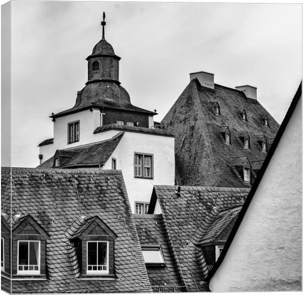 Limburg Rooftops Canvas Print by DiFigiano Photography
