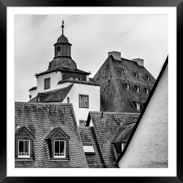 Limburg Rooftops Framed Mounted Print by DiFigiano Photography