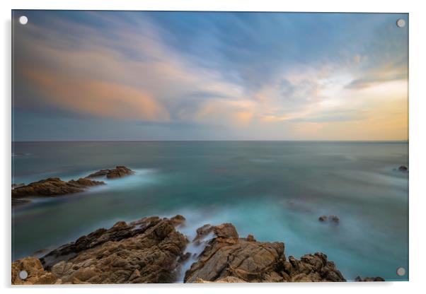 Long exposure picture from Spain Acrylic by Arpad Radoczy