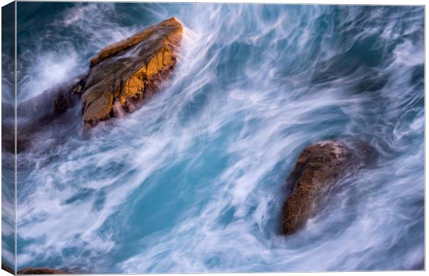 Long exposure picture from ocean Canvas Print by Arpad Radoczy