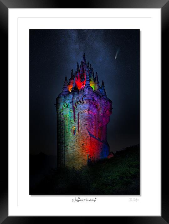 Wallace Monument 2020 Framed Mounted Print by JC studios LRPS ARPS