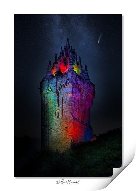 Wallace Monument 2020 Print by JC studios LRPS ARPS