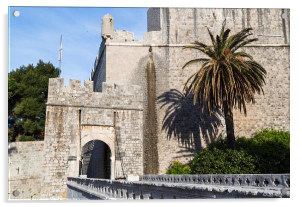 Ploce gate in Dubrovnik Acrylic by Jason Wells