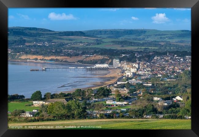 Sandown Isle Of Wight Framed Print by Wight Landscapes