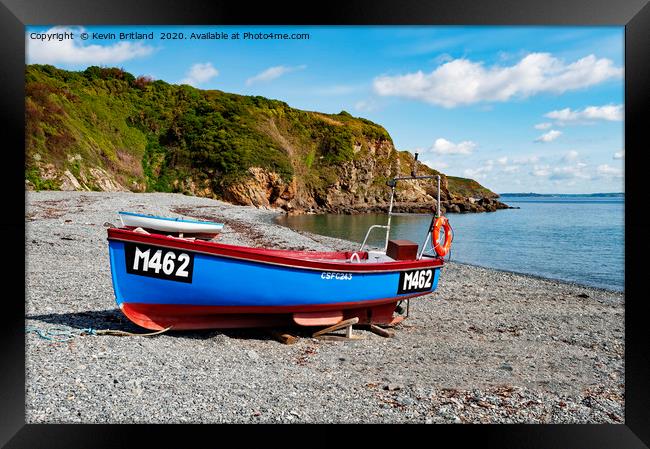 Porthallow Cornwall Framed Print by Kevin Britland