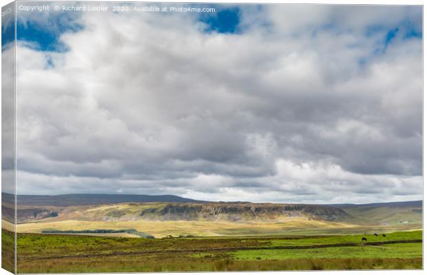 Cronkley Scar, Teesdale from Wool Pits Hill Canvas Print by Richard Laidler