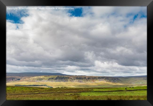 Cronkley Scar, Teesdale from Wool Pits Hill Framed Print by Richard Laidler