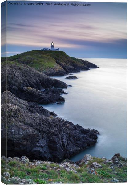 Strumble Head Lighthouse, Pembrokeshire Canvas Print by Gary Parker