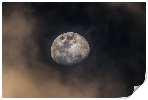 Moon over Australia Print by Pete Evans