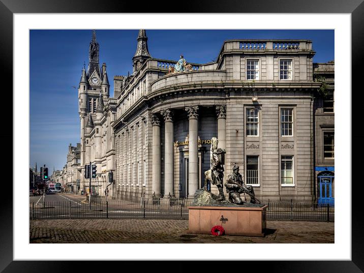 The Gordon Highlanders monument Framed Mounted Print by Don Nealon