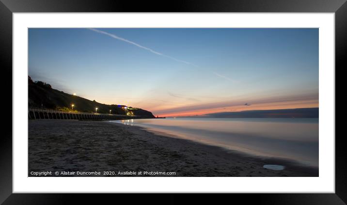 Sunrise Sunny Sands  Framed Mounted Print by Alistair Duncombe