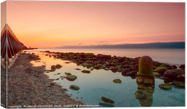 Rock Pool Rise Canvas Print by Alistair Duncombe