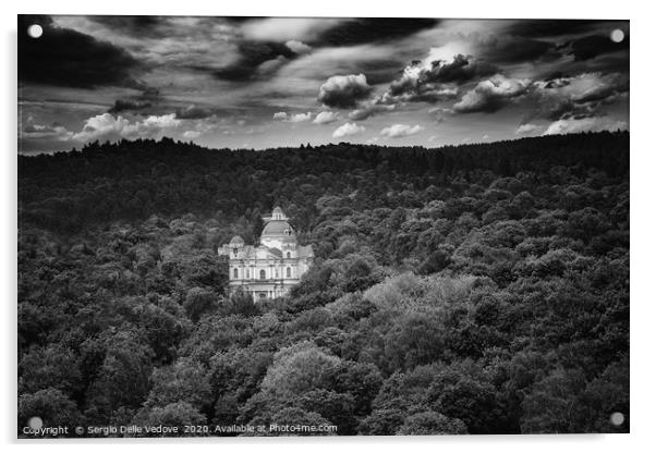 A church in the nature Acrylic by Sergio Delle Vedove