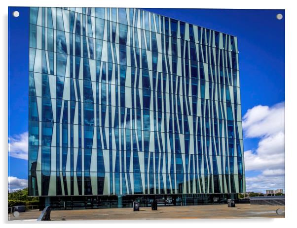 Aberdeen University Library Acrylic by Don Nealon