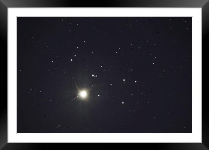 Venus in the Pleiades Framed Mounted Print by Susan Snow