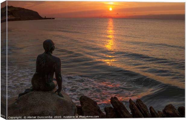 Mermaid Rise  Canvas Print by Alistair Duncombe