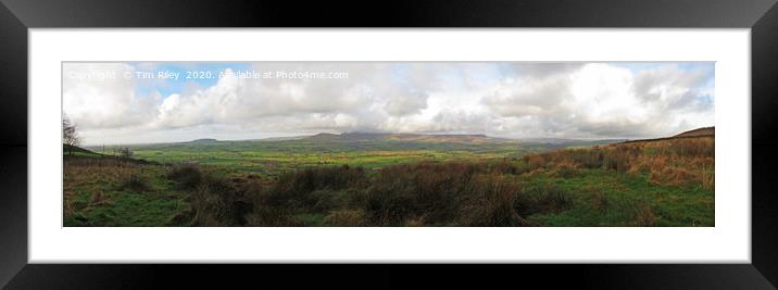 Forest of Bowland, Lancashire, England Framed Mounted Print by Tim Riley