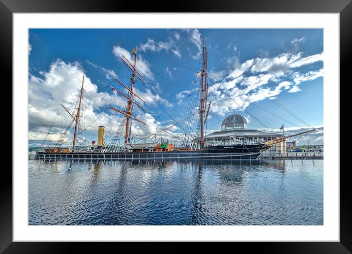 Dundee Waterfront Framed Mounted Print by Valerie Paterson