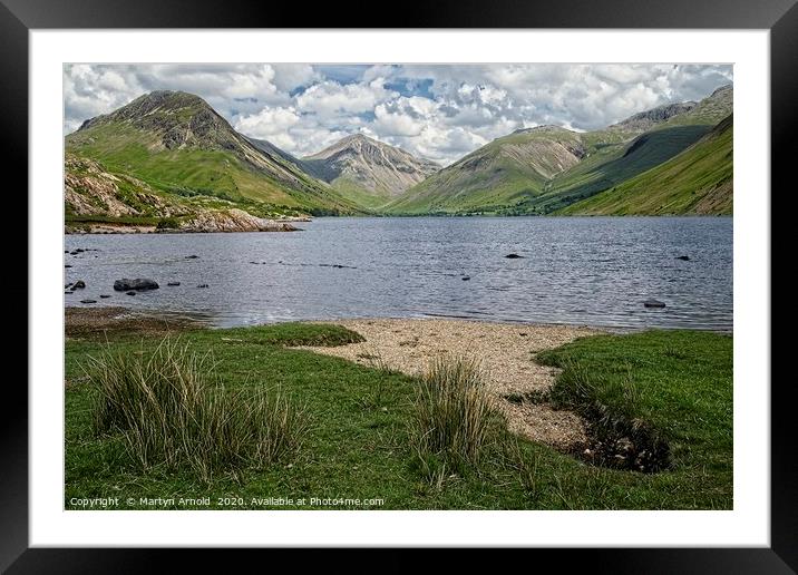 Wastwater & Great Gable, Lake District Landscapes Framed Mounted Print by Martyn Arnold
