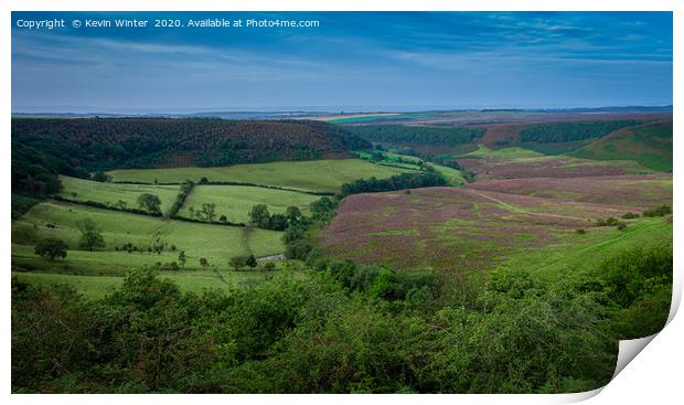 Autumnal Hole of Horcum  Print by Kevin Winter