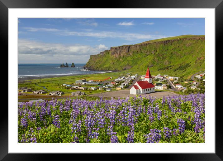 Vik, Iceland Framed Mounted Print by Arterra 
