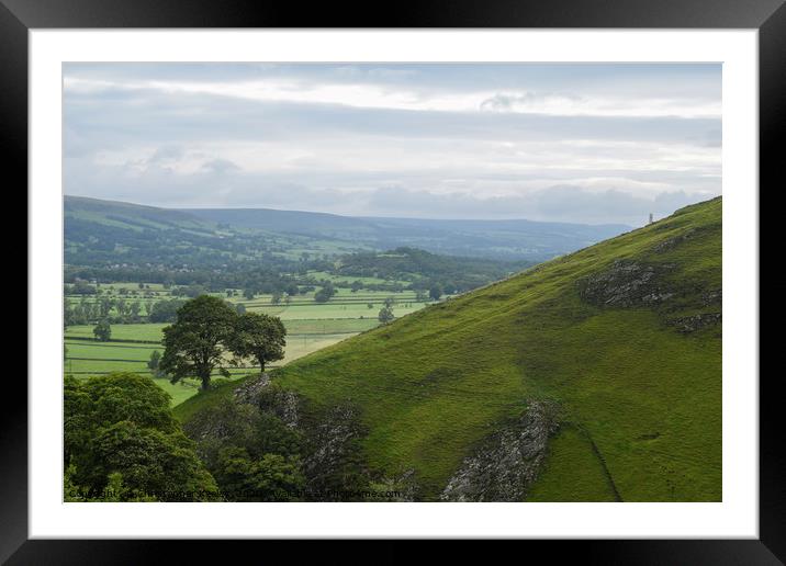 Views of the Peak District Framed Mounted Print by Christopher Keeley