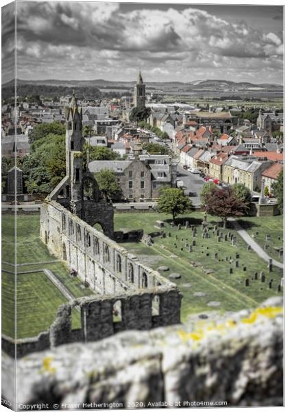 St Andrews Cathedral Canvas Print by Fraser Hetherington