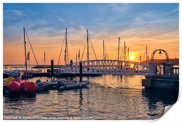 Trinity Landing Cowes IOW Print by Wight Landscapes