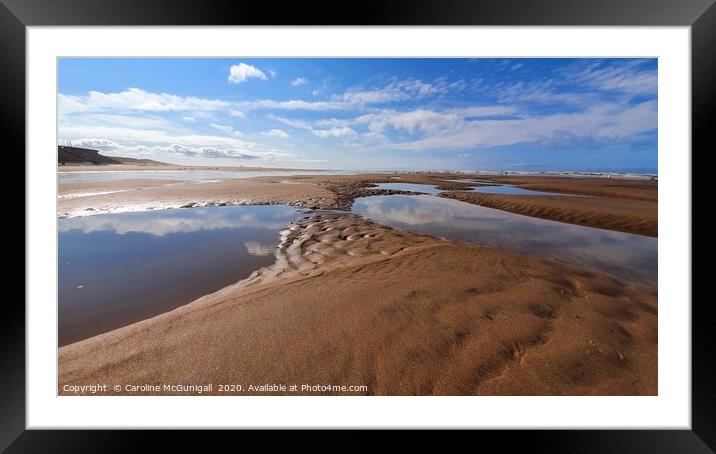 The tide waits for no-one Framed Mounted Print by Caroline  McGunigall 