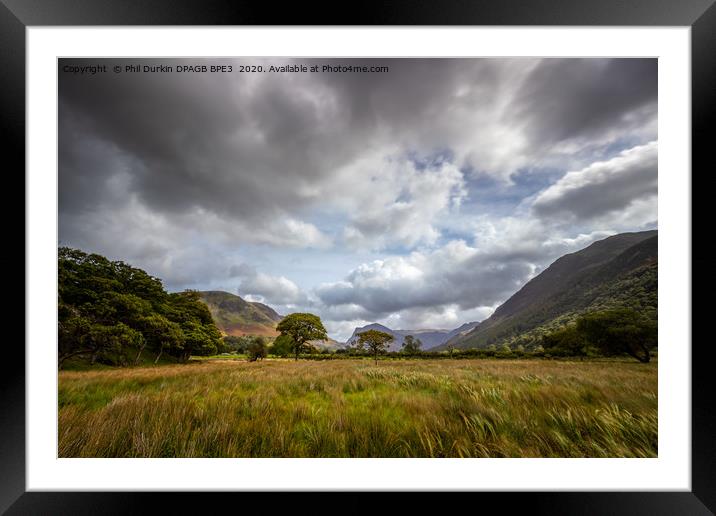Buttermere Lake District National Park Framed Mounted Print by Phil Durkin DPAGB BPE4