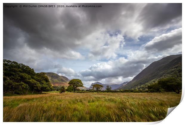 Buttermere Lake District National Park Print by Phil Durkin DPAGB BPE4