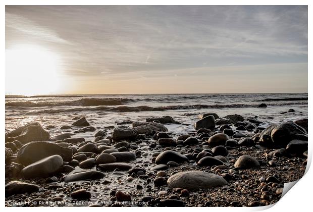 plenty more pebbles on the beach Print by Richard Perks